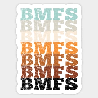 Billy Strings BMFS Retro Color Palette Sticker